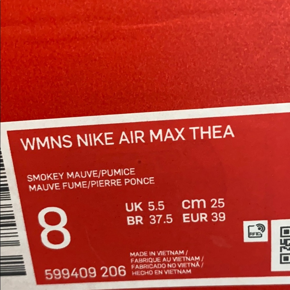 Nike Air Max Thea Smokey Mauve Chocolate Le Mesh W - Picture 9 of 9